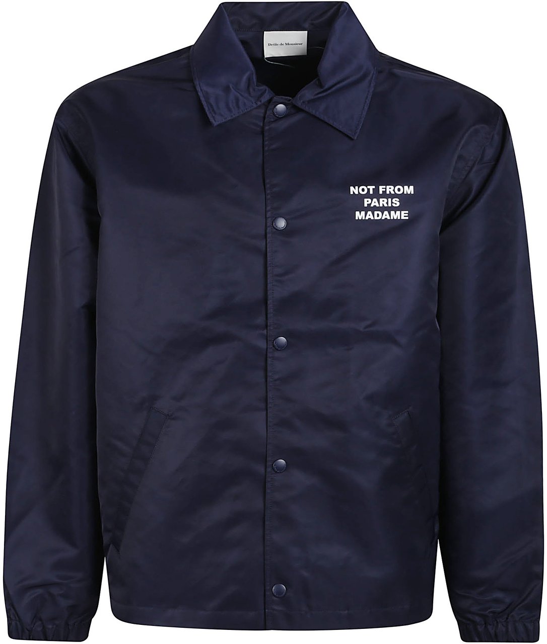 Drôle de Monsieur Slogan Jacket Blue Blauw