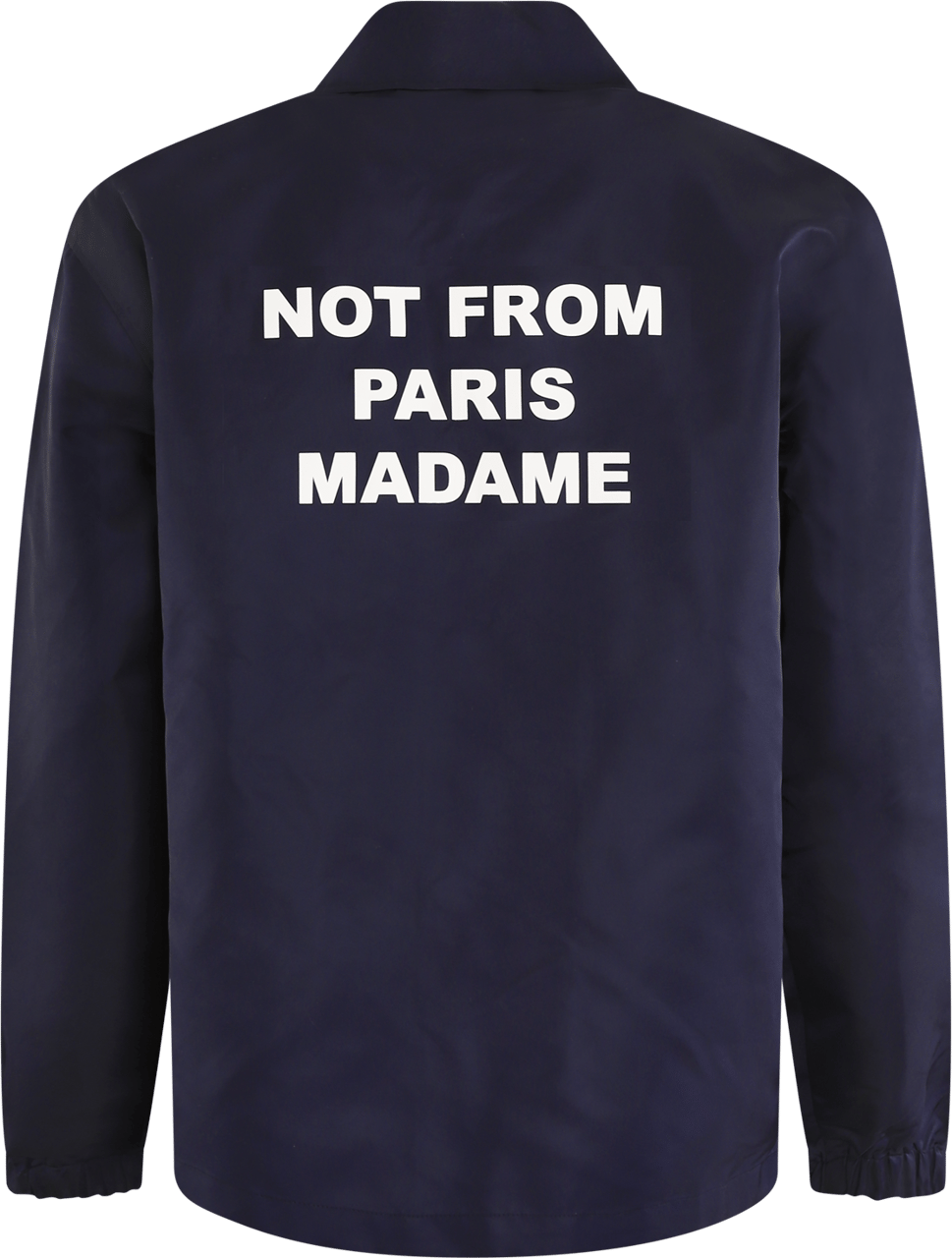 Drôle de Monsieur Heren Slogan Jacket Blauw Blauw