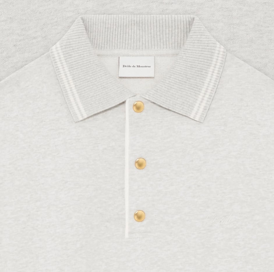 Drôle de Monsieur T-Shirts And Polos Grey Grijs