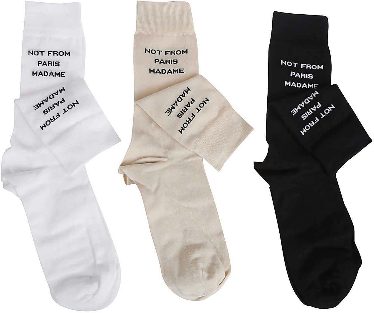 Drôle de Monsieur Box 3 Slogan Socks Multicolour Divers