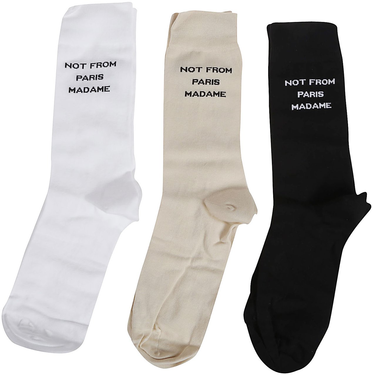 Drôle de Monsieur Box 3 Slogan Socks Multicolour Divers