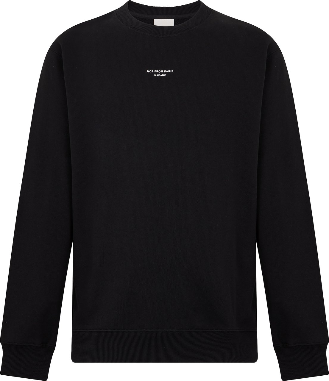 Drôle de Monsieur Cotton sweatshirt Zwart