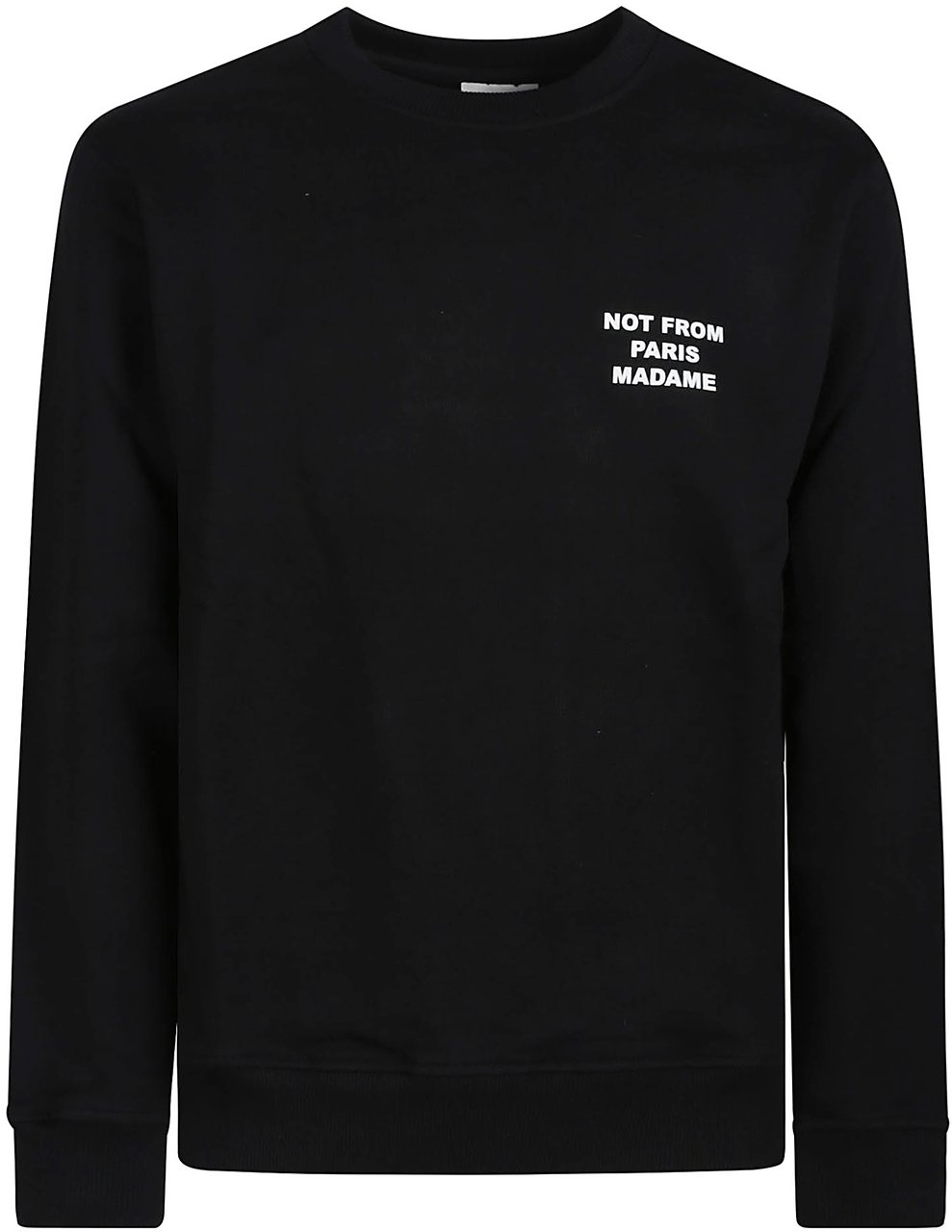 Drôle de Monsieur Slogan Sweatshirt Black Zwart