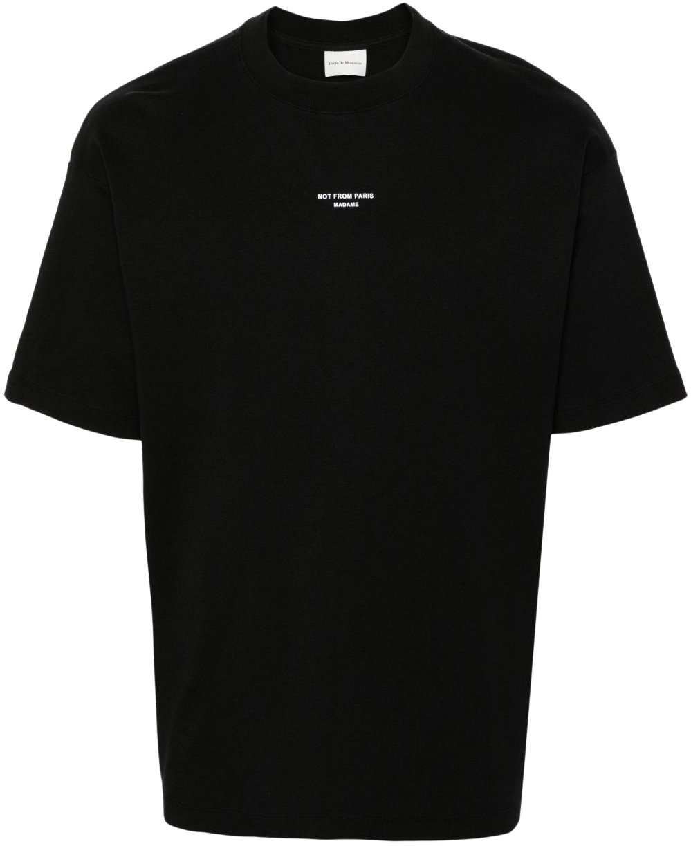 Drôle de Monsieur T-Shirts And Polos Black Zwart