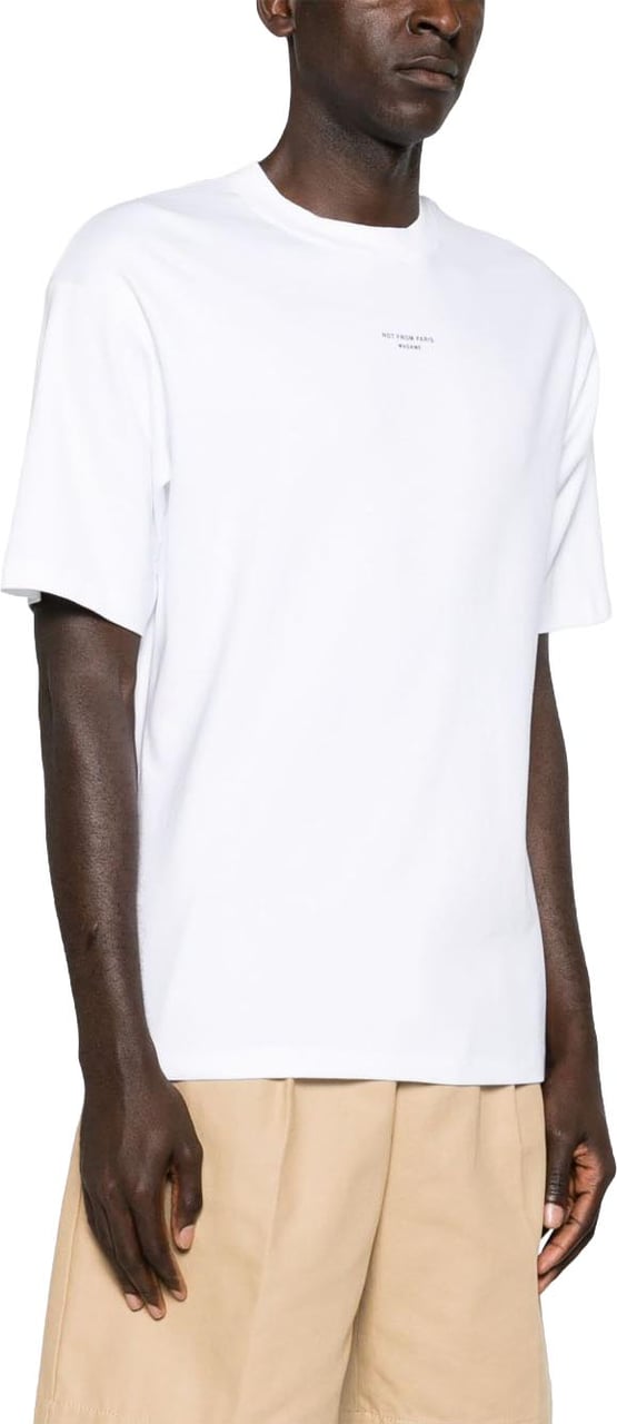 Drôle de Monsieur T-Shirts And Polos Optic White Wit