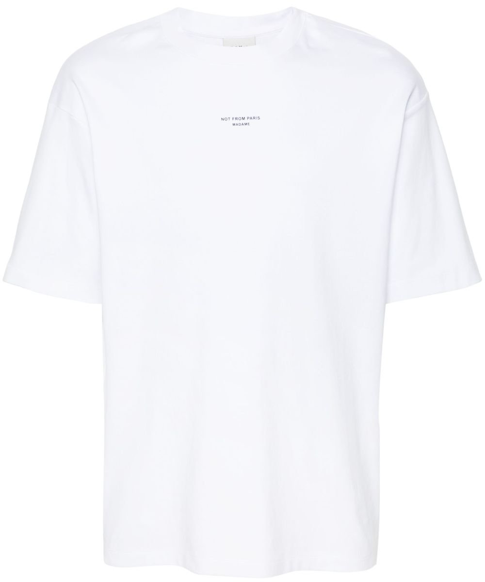 Drôle de Monsieur T-Shirts And Polos Optic White Wit