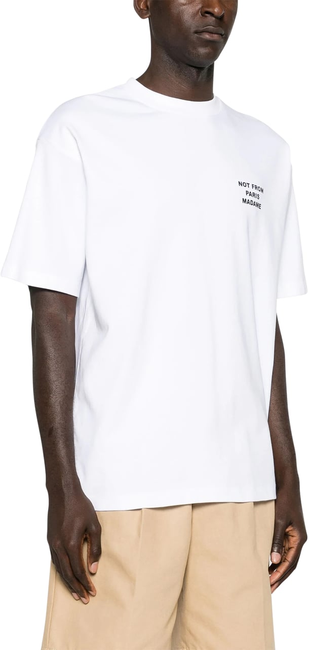 Drôle de Monsieur T-Shirts And Polos Optic White Wit