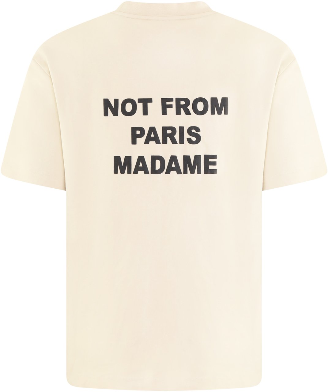 Drôle de Monsieur Drole De Monsieur Heren Slogan T-Shirt Beige Beige
