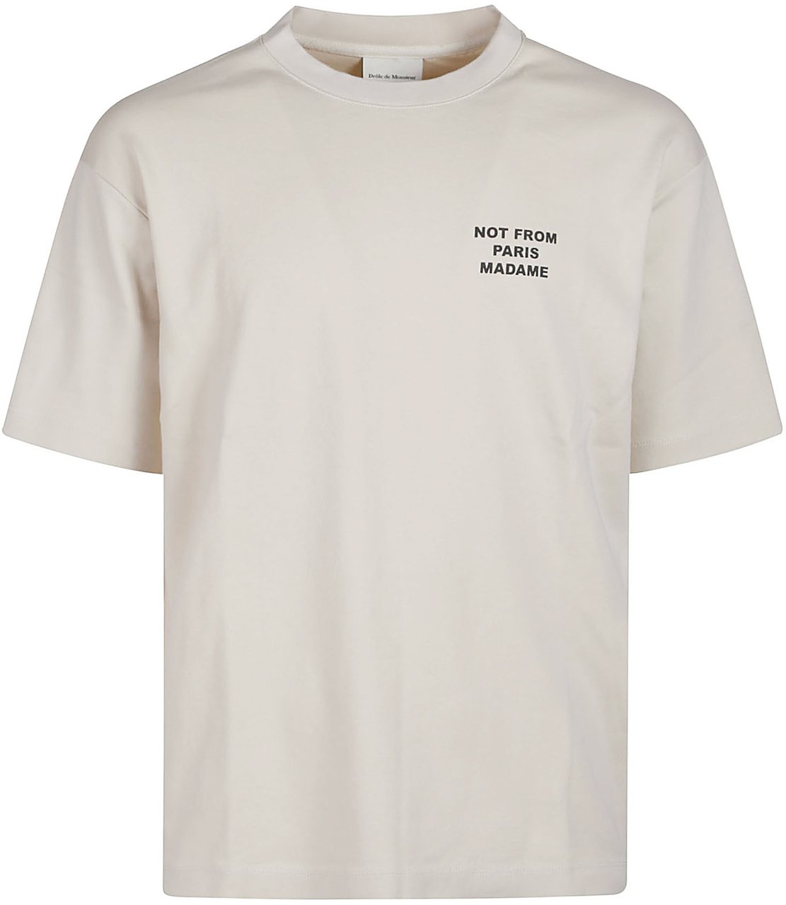 Drôle de Monsieur Slogan T-shirt Grey Grijs