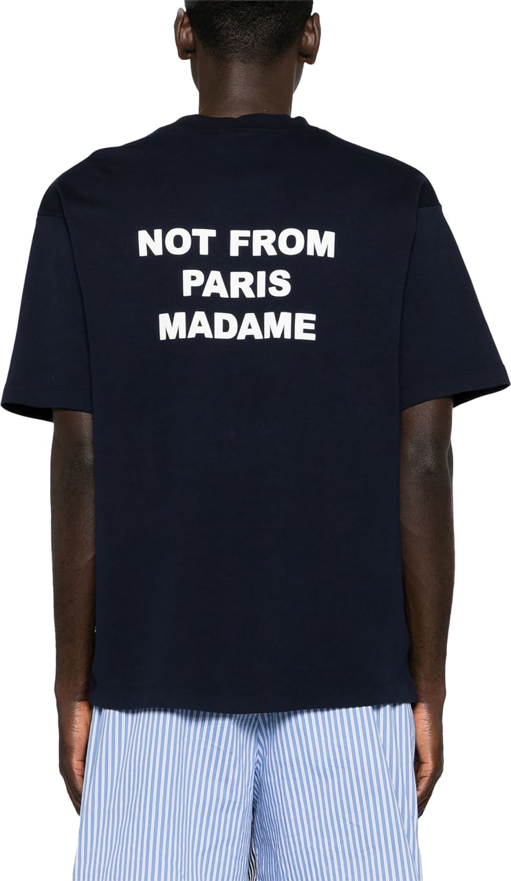 Drôle de Monsieur T-Shirts And Polos Blue Blauw