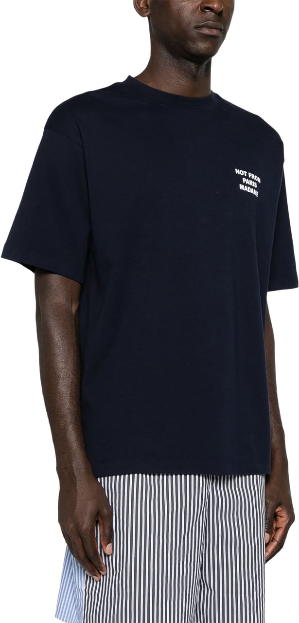 Drôle de Monsieur T-Shirts And Polos Blue Blauw