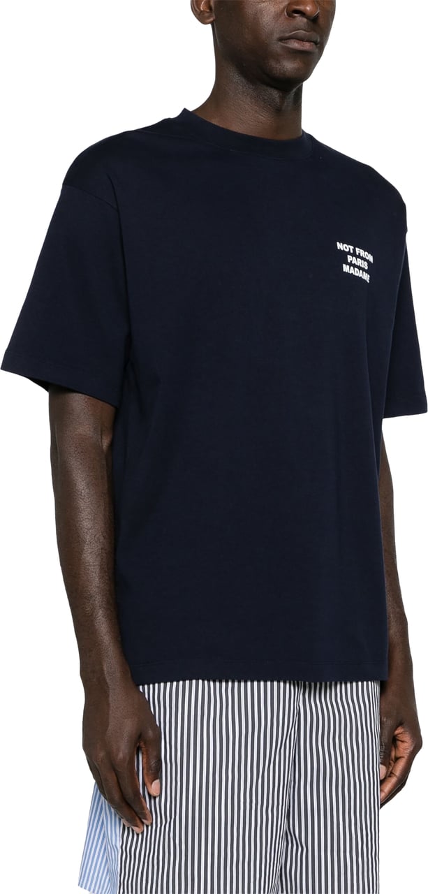 Drôle de Monsieur T-Shirts And Polos Blue Blauw