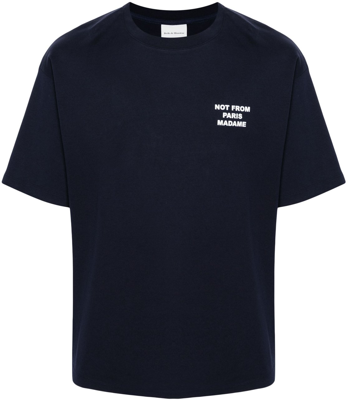 Drôle de Monsieur T-Shirts And Polos Blue Blauw