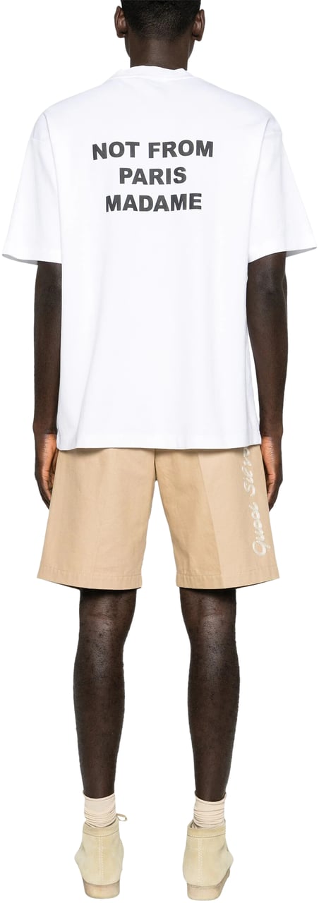 Drôle de Monsieur T-Shirts And Polos Optic White Wit