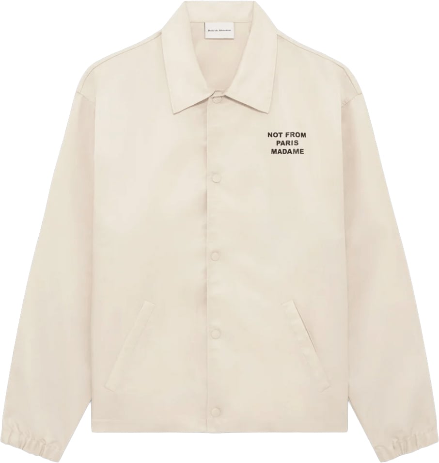 Drôle de Monsieur SLOGAN JACKET Wit