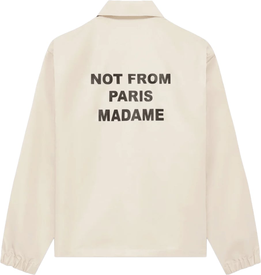 Drôle de Monsieur SLOGAN JACKET Wit