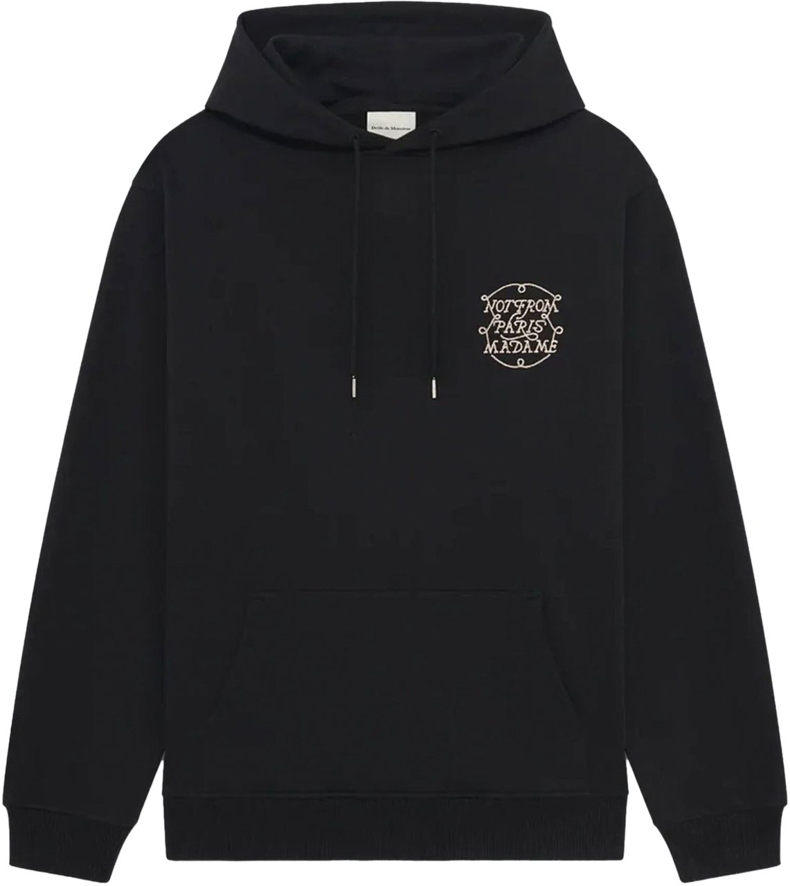 Drôle de Monsieur SLOGAN TRESSES BLACK Zwart