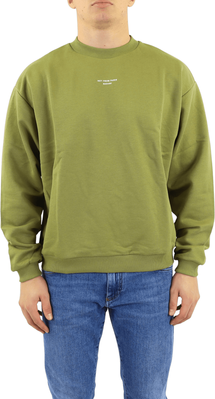 Drôle de Monsieur Heren Le Sweat Classique Nfpm Groen