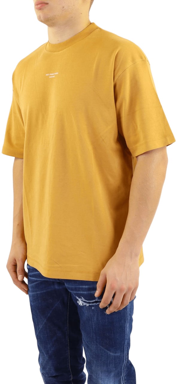 Drôle de Monsieur Heren Le Tshirt Classique Nfpm Geel