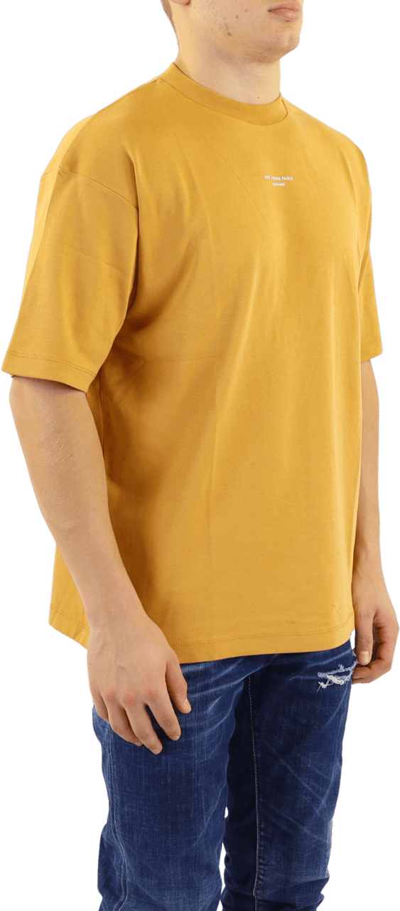 Drôle de Monsieur Heren Le Tshirt Classique Nfpm Geel