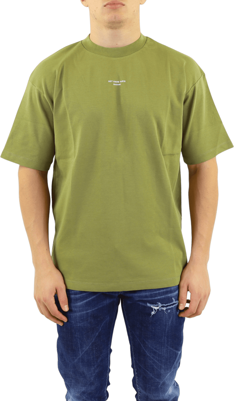 Drôle de Monsieur Heren Le Tshirt Classique Nfpm Groen