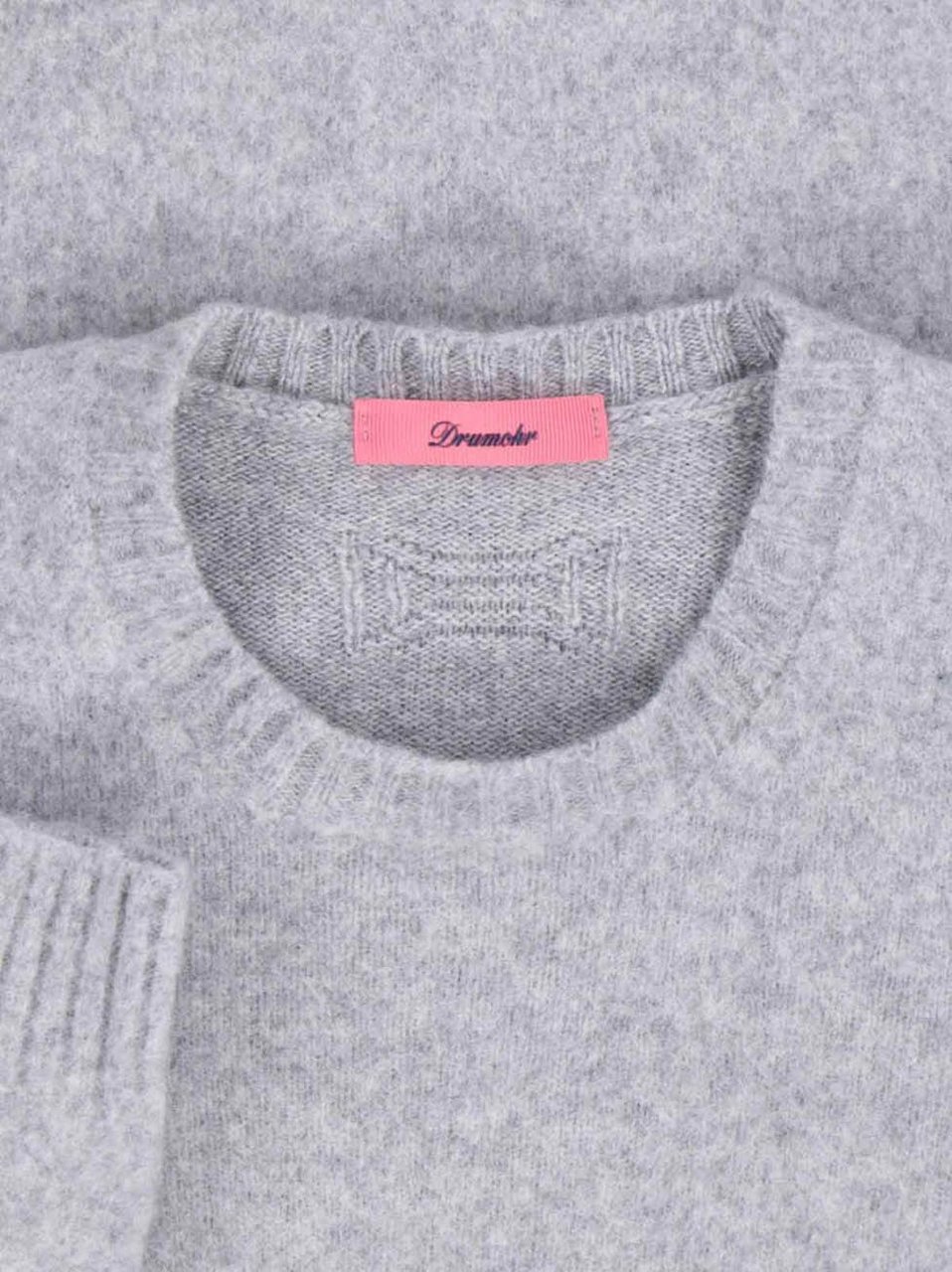 Drumohr Wool Sweater – Light Grey Grijs