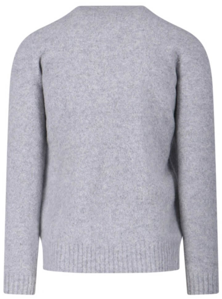 Drumohr Wool Sweater – Light Grey Grijs