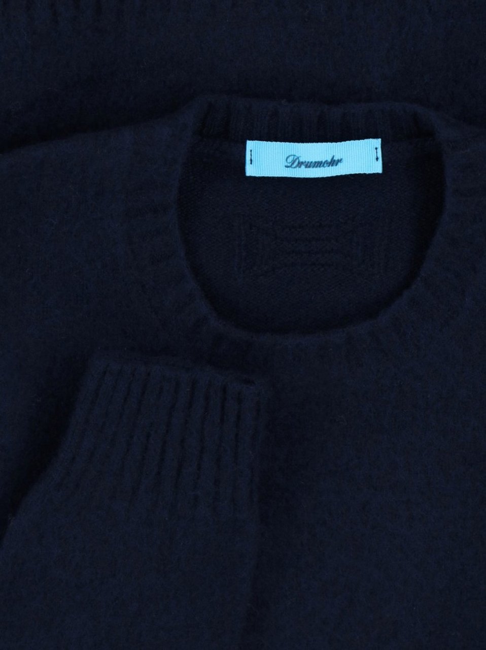 Drumohr Wool Sweater – Navy Blauw