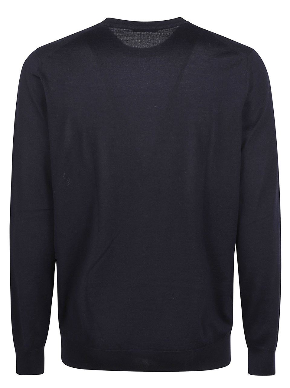 Drumohr Round Neck Long-Sleeve Sweater Zwart