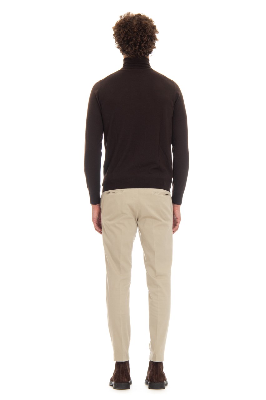 Drumohr Super 140’s Wool Turtleneck Zwart