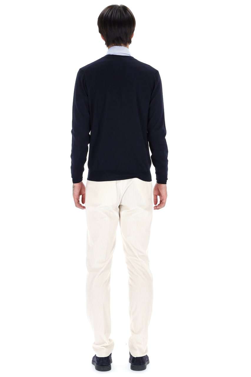 Drumohr Extrafine Super 140’s Wool Cardigan Zwart