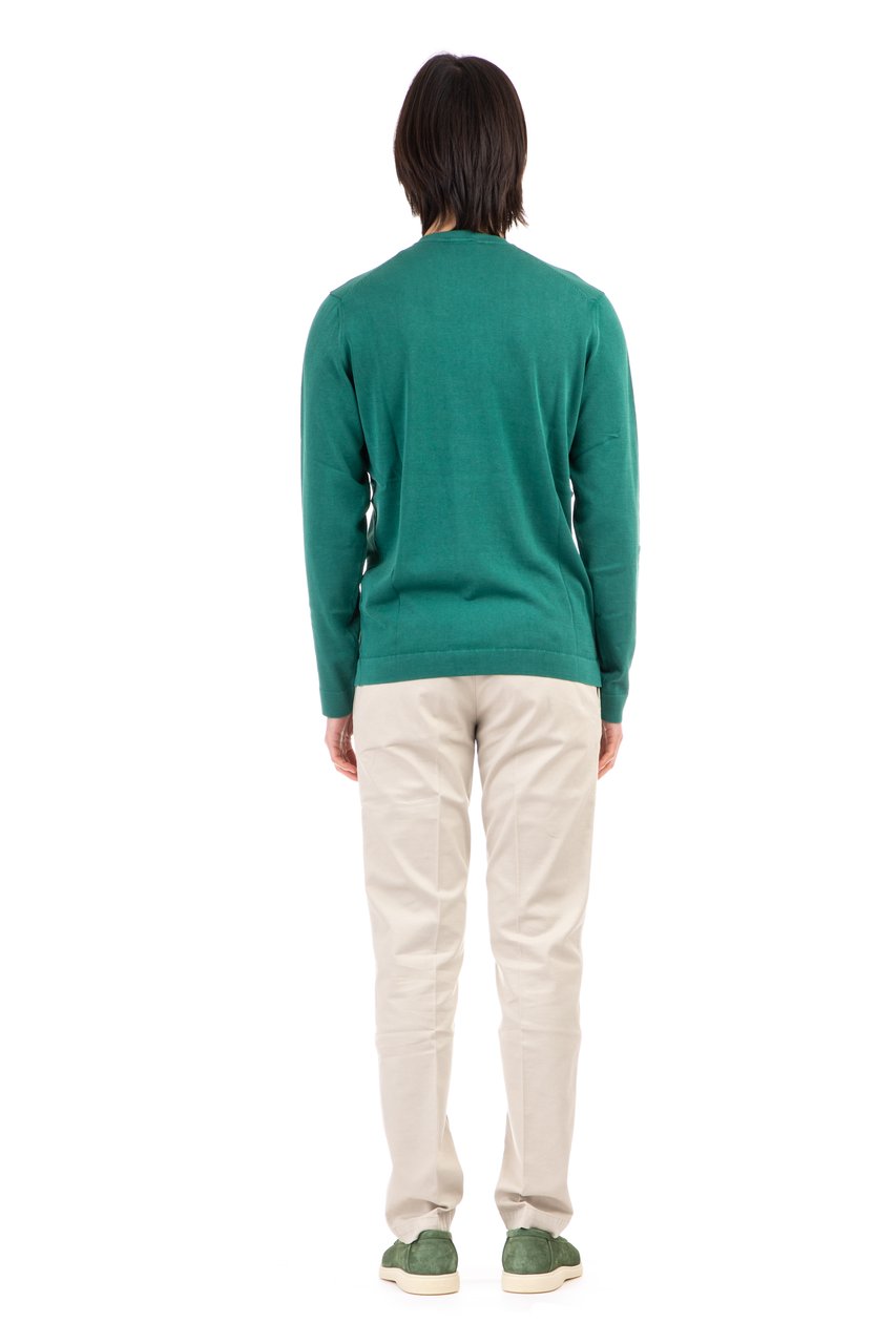 Drumohr Frosted Cotton Crewneck Neutraal
