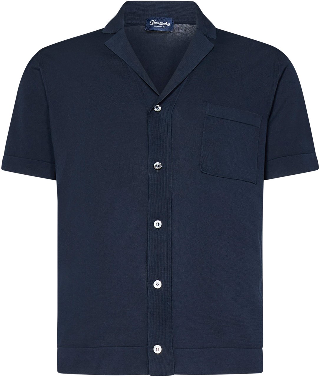 Drumohr Shirts Blue Blauw