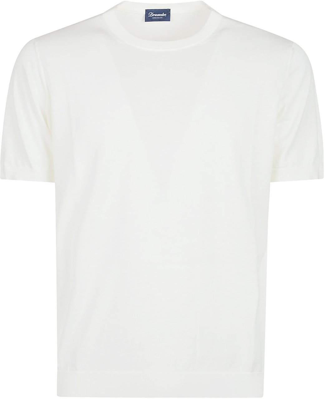 Drumohr T-shirt White Wit