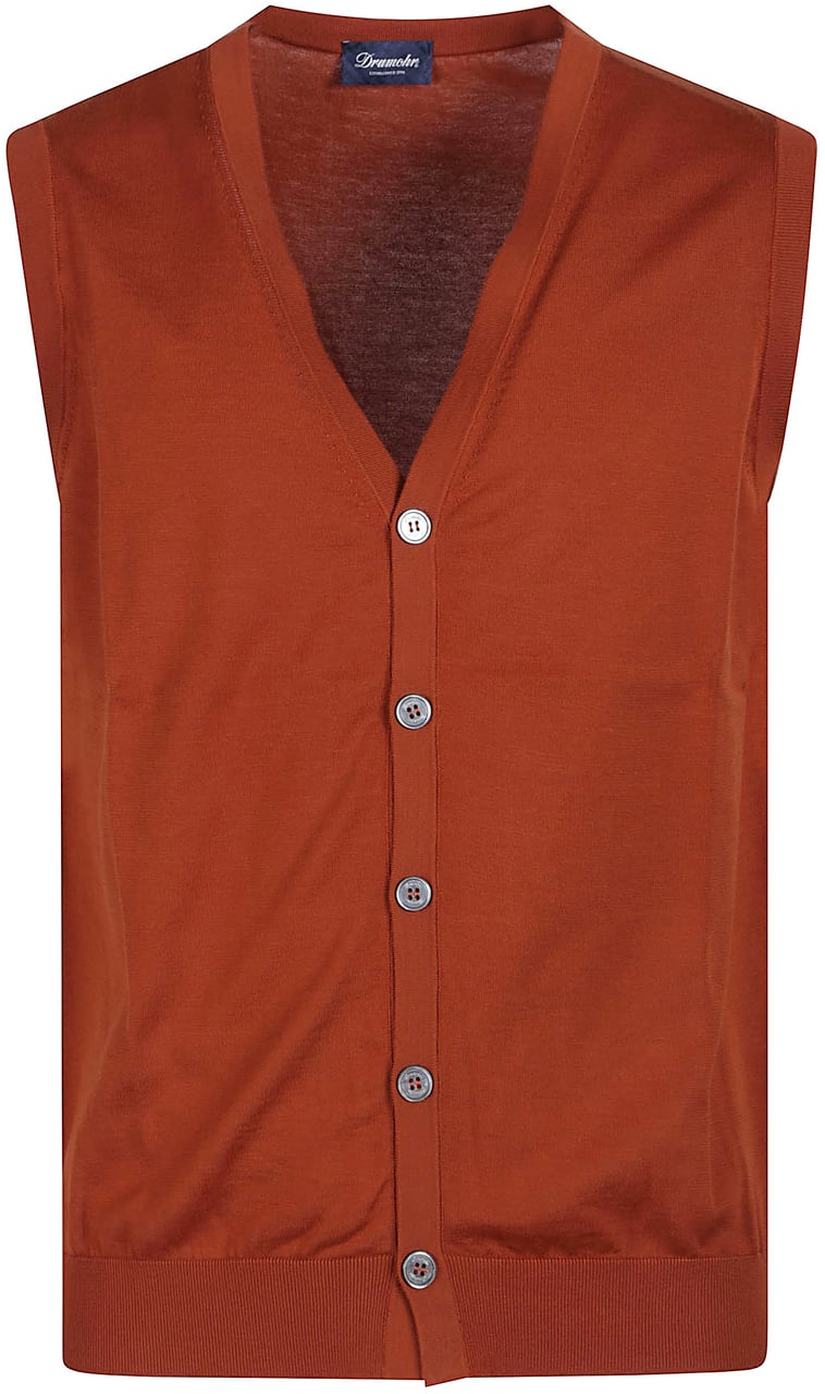 Drumohr Vest Red Rood