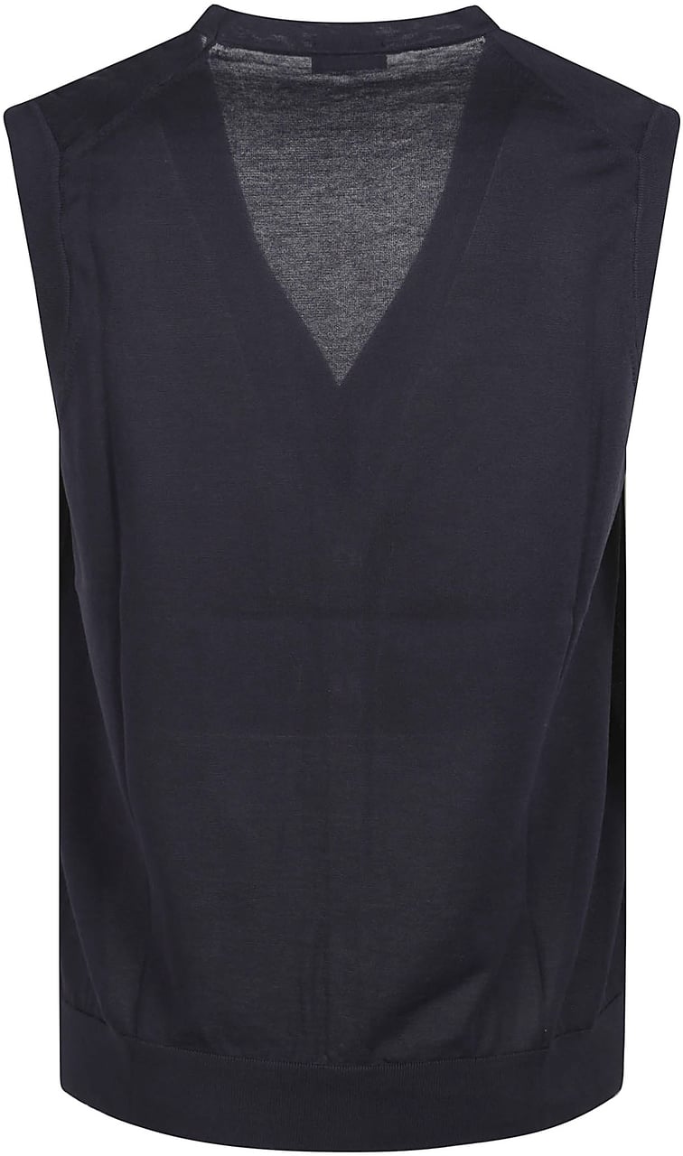 Drumohr Vest Blue Blauw
