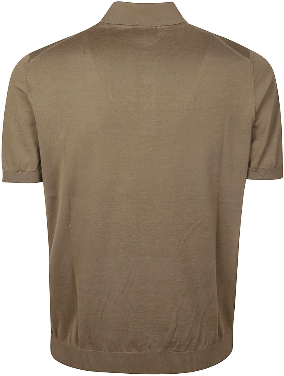 Drumohr Short Sleeve Logo Polo Shirt Green Groen