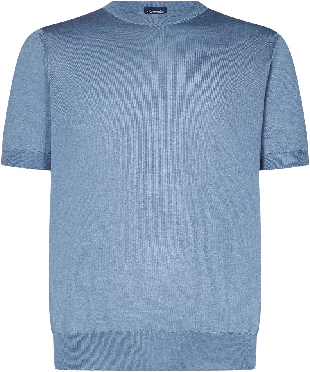 Drumohr T-Shirts And Polos Clear Blue Blauw