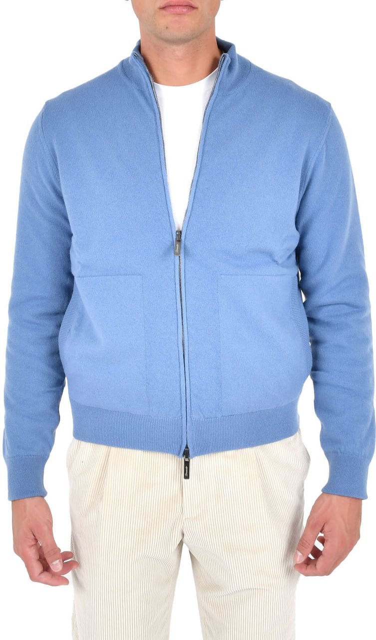 Drumohr Coats Clear Blue Blauw