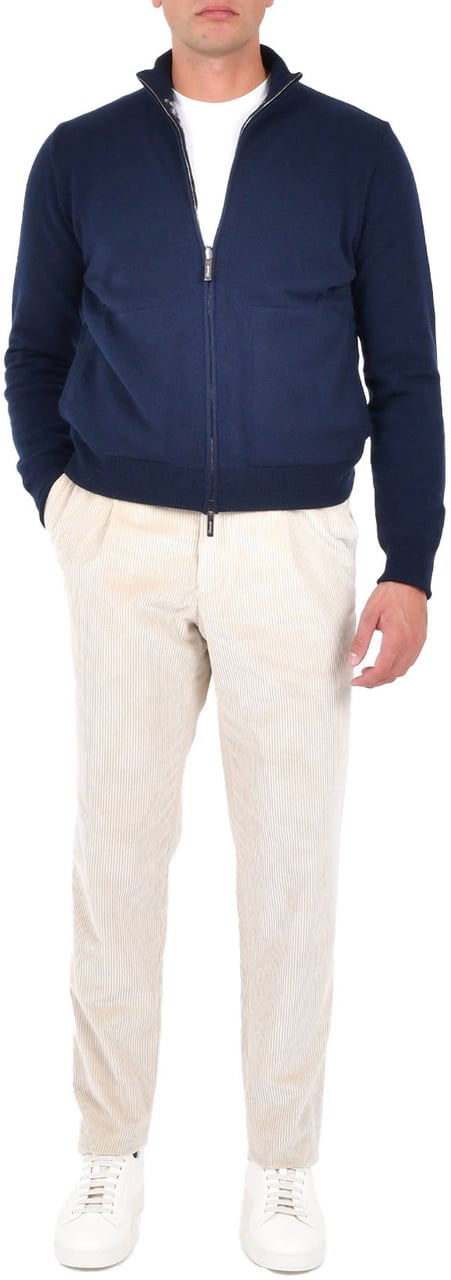 Drumohr Coats Blue Blauw