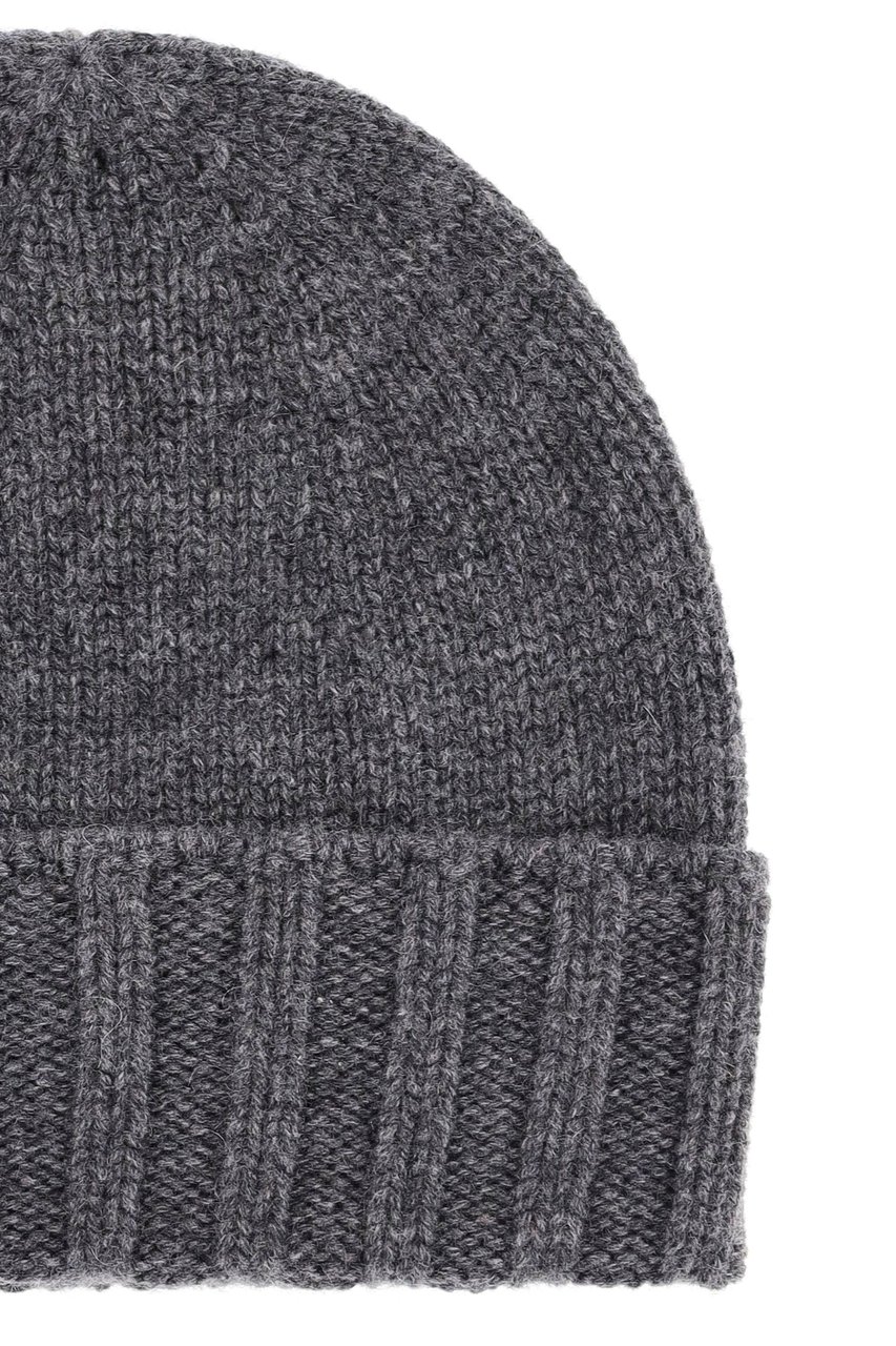 Drumohr Pure Cashmere Beanie Grijs