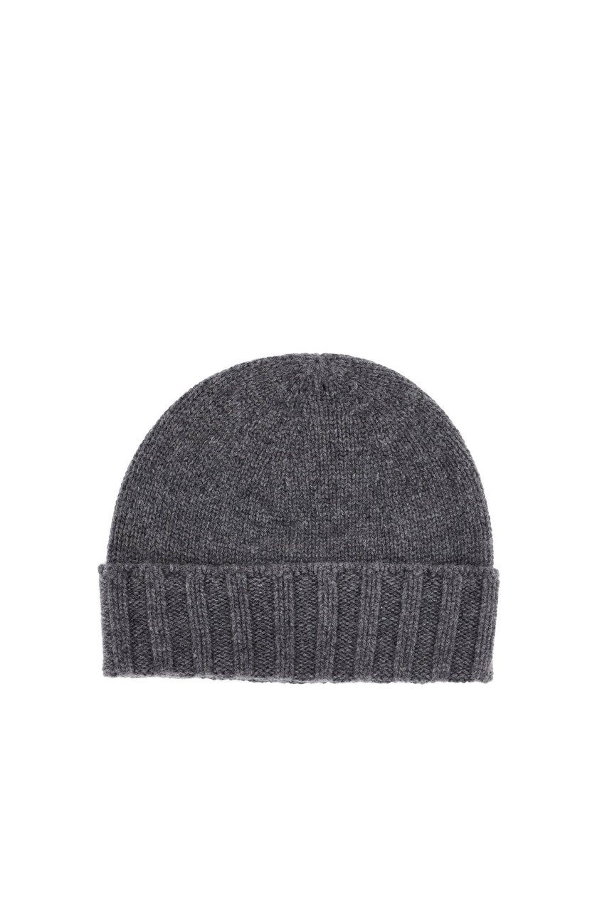 Drumohr Pure Cashmere Beanie Grijs
