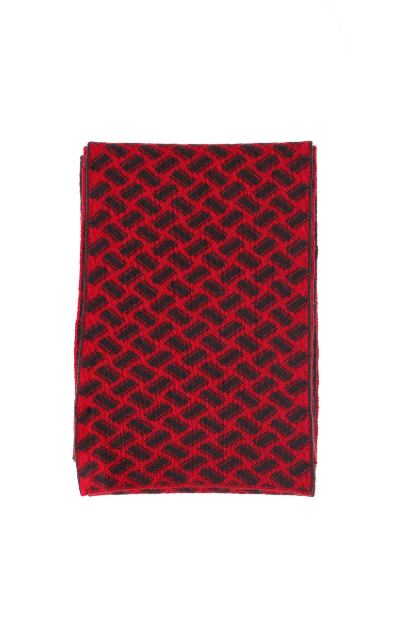 Drumohr Biscottino Pure Cashmere Scarf Rood