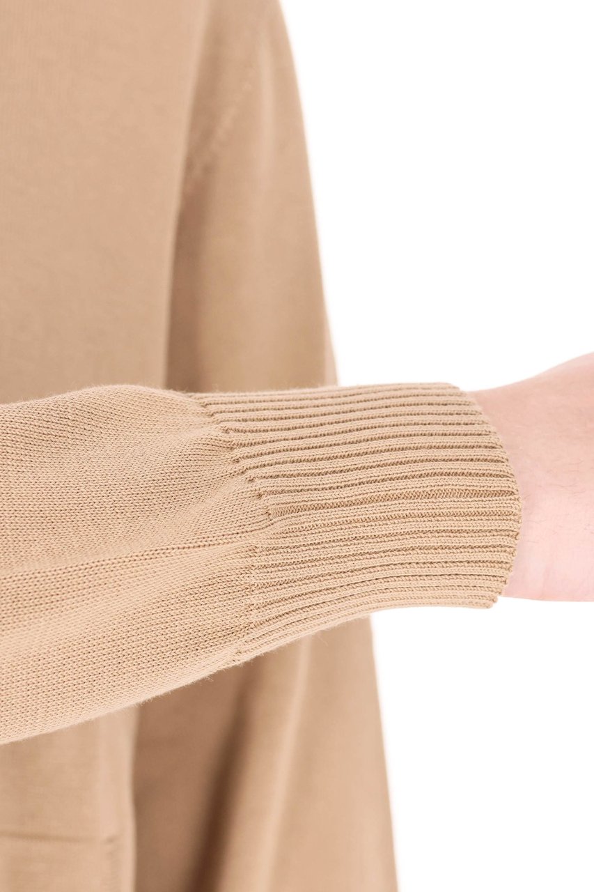 Drumohr Camel Cotton Hooded Sweatshirt Roze