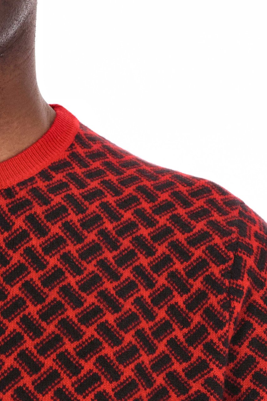 Drumohr Biscottino Cashmere Crewneck Sweater Rood