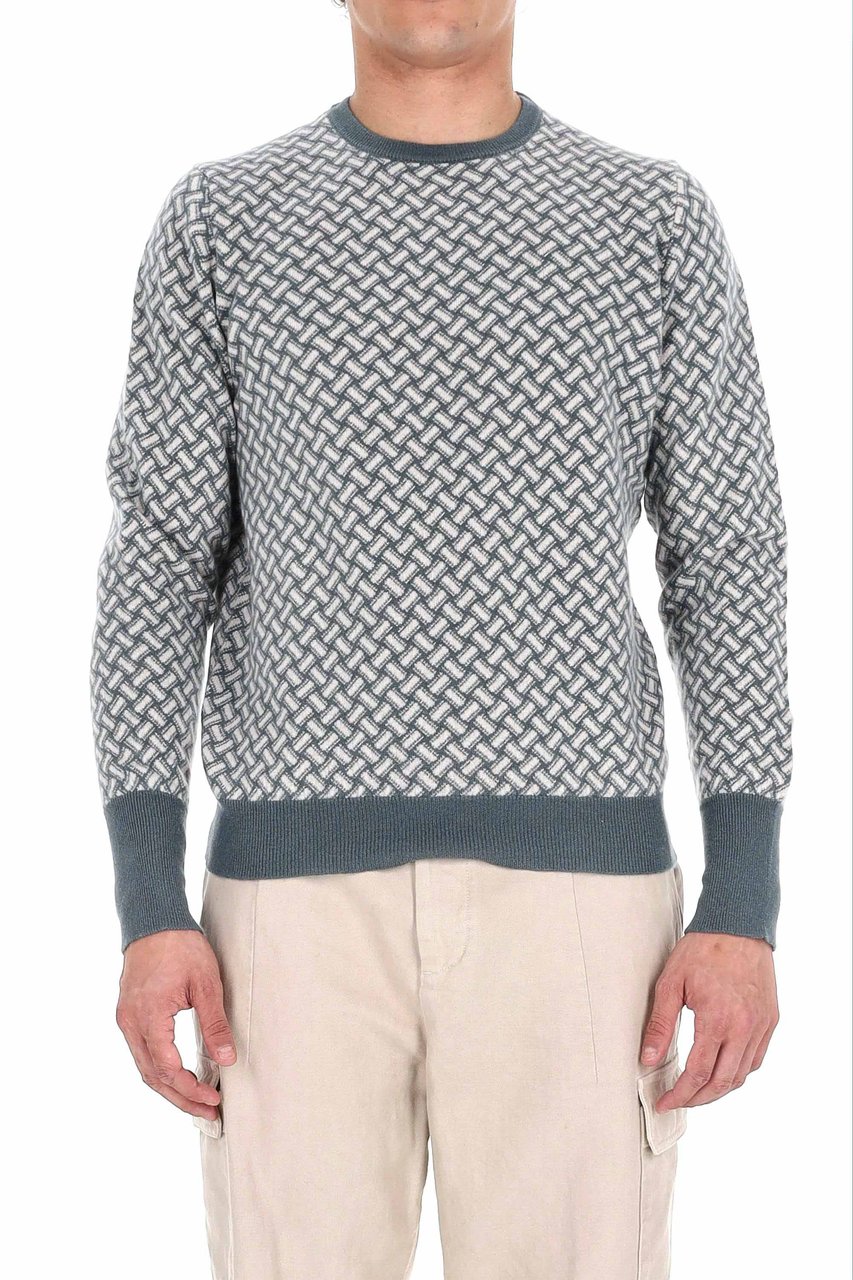 Drumohr Biscottino Pure Cashmere Crewneck Sweater Neutraal