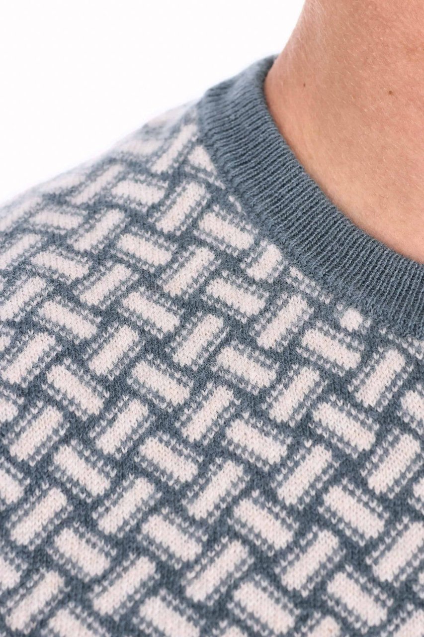 Drumohr Biscottino Pure Cashmere Crewneck Sweater Neutraal