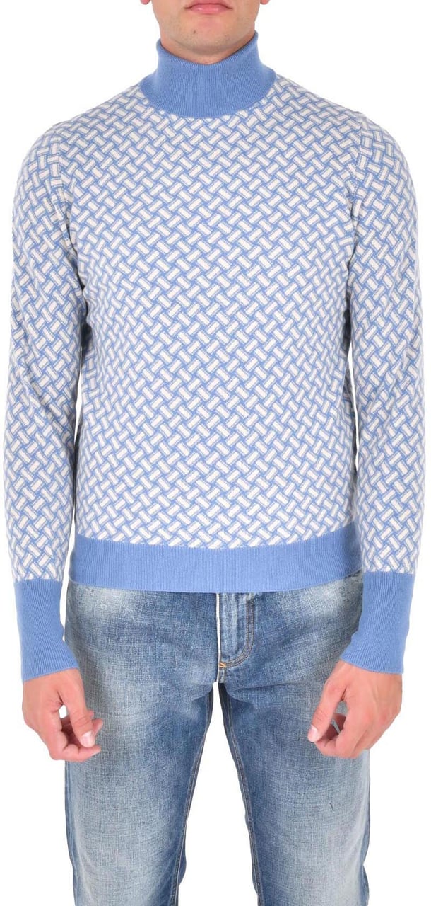Drumohr Drumohr Sweaters Clear Blue Blauw