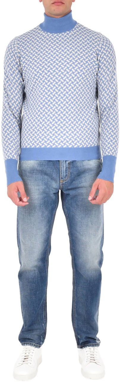 Drumohr Drumohr Sweaters Clear Blue Blauw