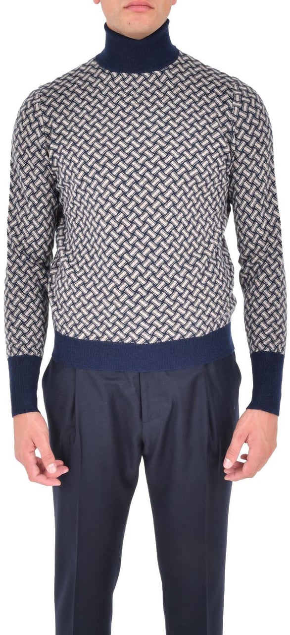 Drumohr Drumohr Sweaters Blue Blauw
